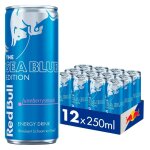 Red bull boisson energ�tique saveur baie de juin 12x250ml 3l - energie, vitalit�, caf�ine, boisson dynamisante ...