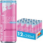 Red bull edition rose sans sucre boisson aux fruits rouges 12x250ml 3000ml