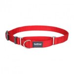 Red dingo - collier martingale semi etrangleur pour chien - rouge - m