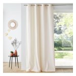 La redoute intérieurs - rideau lin / coton oeillets, taãƒâ¯ma - beige La redoute intérieurs - rideau lin / coton oeillets, taãƒâ¯ma - beige