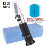 Réfractomètre rz portable, concentration de salinité, brassage, testeur automatique, mesure réfractomètre ... Réfractomètre rz portable, concentration de salinité, brassage, testeur automatique, mesure réfractomètre ...