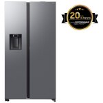 R�frig�rateur am�ricain samsung r�frig�rateur bespoke ai - am�ricain - platinum inox - ecran interne ...