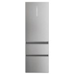 R�frig�rateur combin� haier 3d 60 serie 3 htw 3618dnmg pose libre 360 l acier inoxydable