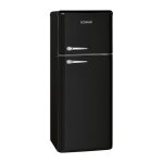 Rfrigrateur et conglateur 208l retro noir dtr 353. 1 noir