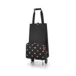 Reisenthel foldabletrolley, chariot de courses, cabas � roulettes, trolley, pliable, dots, hk7009