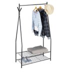 Relaxdays 10020565 46 porte - manteaux colonne noir