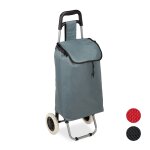 Relaxdays chariot de courses achats 28 l pour le shopping chariot de march� aide