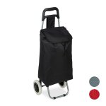 Relaxdays chariot de courses achats 28 l pour le shopping chariot de march� aide