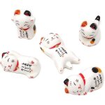 Repose - baguettes en cramique chat porte - bonheur, repose - cuillre, couteau et fourchette, dessin ...