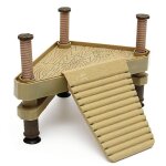 Reptile tortue grenouille pier flottant plate - forme bain au soleil rampe echelle aquarium d�cor s chaude ...