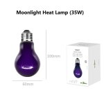 Reptizoo - veilleuse simule de source de lumire naturelle, lampe pour lzard, tortue, rtro - eclairage ...