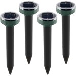 Répulsif solaire anti - taupes, lot de 4, répulsif ultrasonique a energie solaire, etanche, pour jardin, ... Répulsif solaire anti - taupes, lot de 4, répulsif ultrasonique a energie solaire, etanche, pour jardin, ...