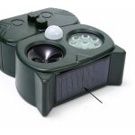 R�pulsif a ultrasons pour chats, insectes et animaux, etanche ip64, a energie solaire, pour chats, chiens ...