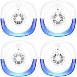 Rpulsif ultrasons insectes haute puissance 4 pcs anti rongeurs electrique appareil ultrason anti antiparasita ...