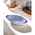 R�ve bleu drancy nouvelle assiette en porcelaine avec poign�e