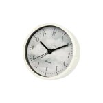 Reveil analogique avec design de nuages et couleur argent�e. r�veil silencieux sans tic - tac en m�tal. ...