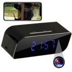 R�veil cam�ra espion wifi ip android ios vision nocturne d�tection de mouvement + sd 32go yonis