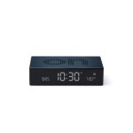R�veil lexon flip premium rechargeable aluminium bleu