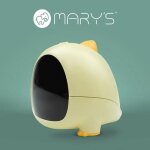 Réveil - mary's - petit dino - jaune - batterie 1200mah - dimensions 86x102x84mm Réveil - mary's - petit dino - jaune - batterie 1200mah - dimensions 86x102x84mm