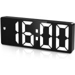 R�veil num�rique, horloge num�rique, r�veil electronique de bureau avec port type - c, 5 luminosit�s ...