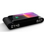 Rveil avec station de charge sans fil + affichage de la temprature + charge usb thomson ct550i