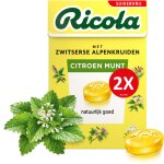 Ricola citron menthe sans sucre 2 - pack bonbons 100g