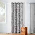 Rideau d'ameublement imprim� floral