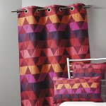 Rideau ameublement jacquard 'triangles