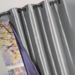 Rideau ameublement r�versible en taffetas