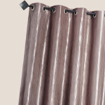 Rideau d'ameublement en taffetas froiss�