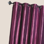 Rideau d'ameublement en taffetas froiss�