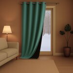 Rideau anti - froid doubl� polaire