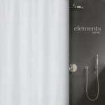 Rideau de douche - 180 x 180 cm - blanc - polyester - mera spirella