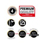 Rideau de douche - 180x200 cm - premium iguacu spirella