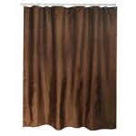 Rideau de douche l. 180xh. 200cm chocolat, polyester