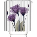 Rideaux de douche �l�gants et r�sistants � l'eau avec de superbes motifs - 72  x 72  - installation facile ...