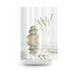 Rideau de douche �l�gant et imperm�able 120 x 200 cm - design moderne, r�sistant � la moisissure, facile ...