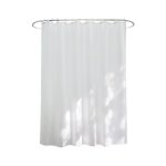 Rideau de douche extra large blanc imperm�able ¿ lavable, anti - moisissure, durable, �cologique, 240 ...