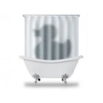 Rideau de douche in�dit sous forme de canard
