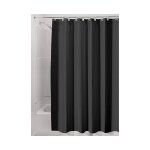 Rideau de douche en polyester imperm�able et r�sistant avec ourlet renforc� ¿ entretien facile, 180 ...