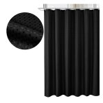 Rideau de douche de salle de bain imperm�able le noir l