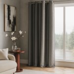 Rideau effet soie motif ecaille