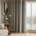 Rideau effet soie motif ecaille