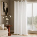 Rideau effet soie motif ecaille