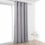 Rideau effet velours velout� uni