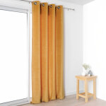 Rideau effet velours velout� uni