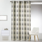 Rideau en jacquard effet quadrill�