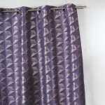 Rideau en jacquard imprim�s g�om�triques