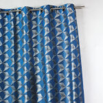 Rideau en jacquard imprim�s g�om�triques