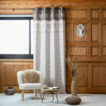 Rideau montagnard d�co chalet